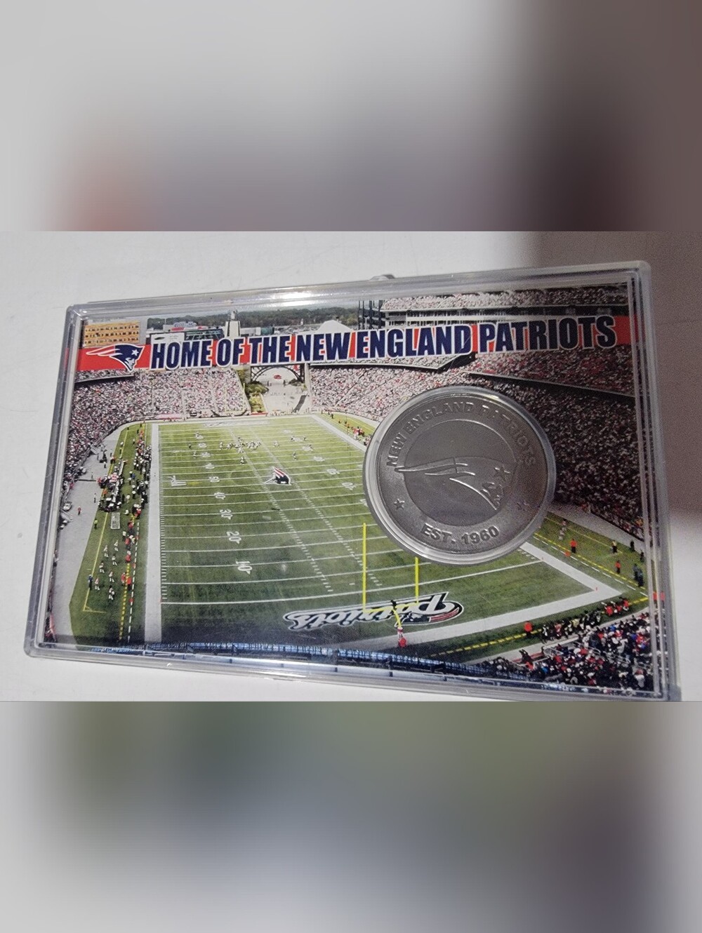 New England Patriots NFL Highland Mint Commemorative Medallion